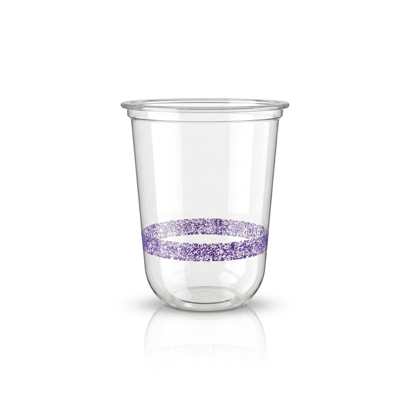 U-Shape PET Cups - 16oz (Carton)