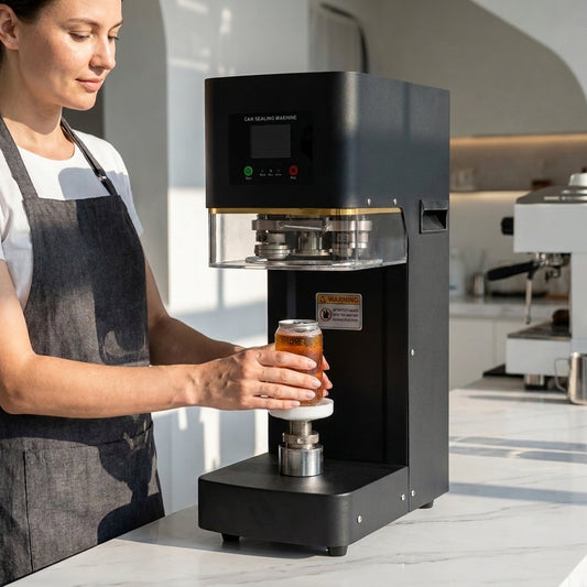 Automatic Can Sealing Machine - Black